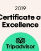 Tripadvisor Certificate of Excellence 2019